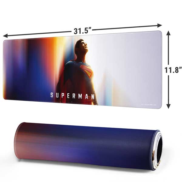 Superman 2025 Man of Steel Ascension Heroic Glow Gaming Mouse Pad Moonbestprint
