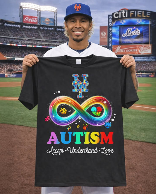 Support Autism, Rep the Mets, Meaningful New York Mets fan shirt | YY17 Moonbestprint