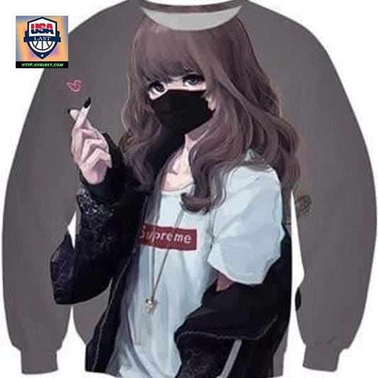 Supreme Anime Girl Sweater Sh3327 ? Usalast
