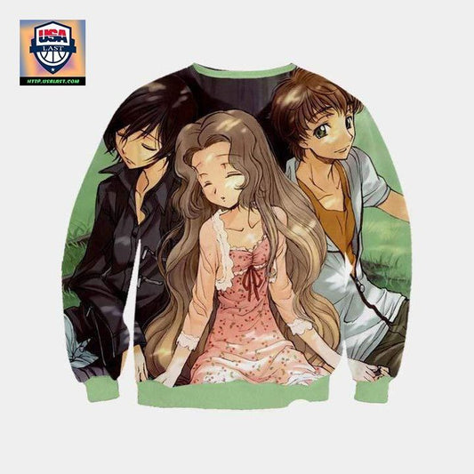 Suzaku Lelouch Nunnally Sweater ? Code Geass 3D Printed Sweater Sh9754 ? Usalast