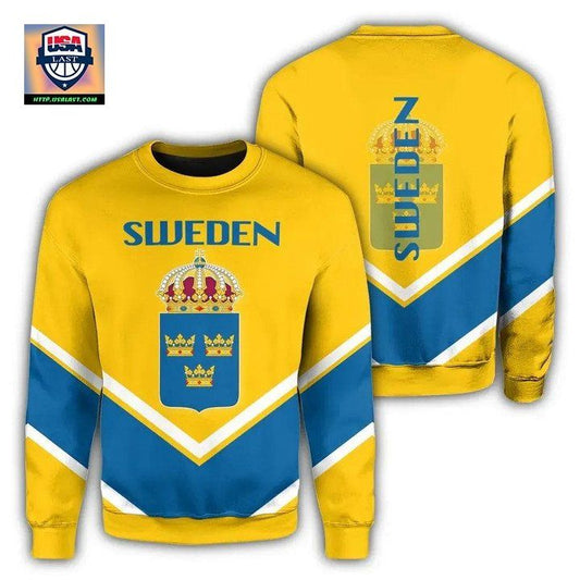 Sweden Coat Of Arms Sweater Lucian Style Jw5 ? Usalast