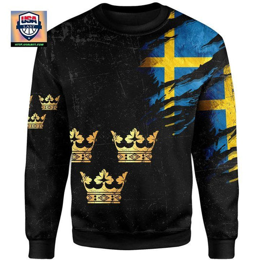 Sweden In Me Sweater ? Special Grunge Style Knitted Long-Sleeved Sweater A7 ? Usalast