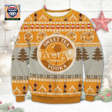 Sweet Tea Vodka Firefly Spirits Ugly Christmas Sweater 2022 ? Usalast