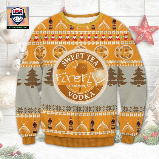Sweet Tea Vodka Firefly Spirits Ugly Christmas Sweater 2022 ? Usalast