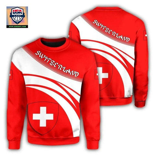 Switzerland Coat Of Arms Sweater Cricket Style J5W ? Usalast