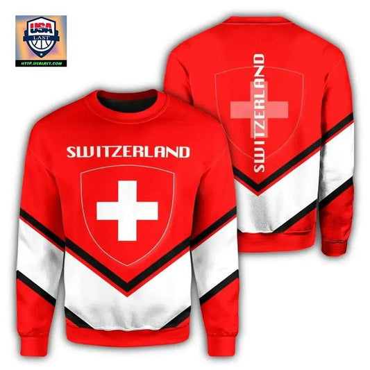 Switzerland Coat Of Arms Sweater Lucian Style Jw5 ? Usalast