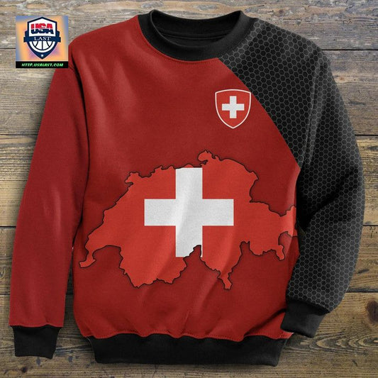 Switzerland Map Special Sweater A5 ? Usalast