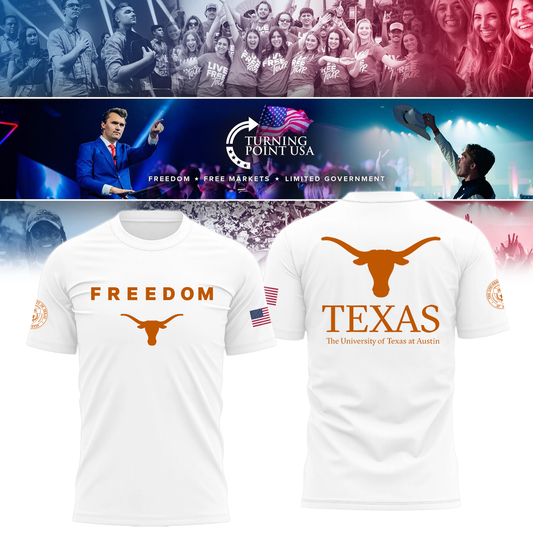 2025 Texas Longhorns University Freedom T-Shirt | ZF81 Moonbestprint