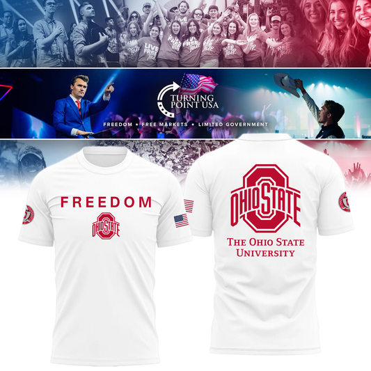 Limited Edition Ohio State Buckeyes x Turning Point USA T-Shirt Moonbestprint