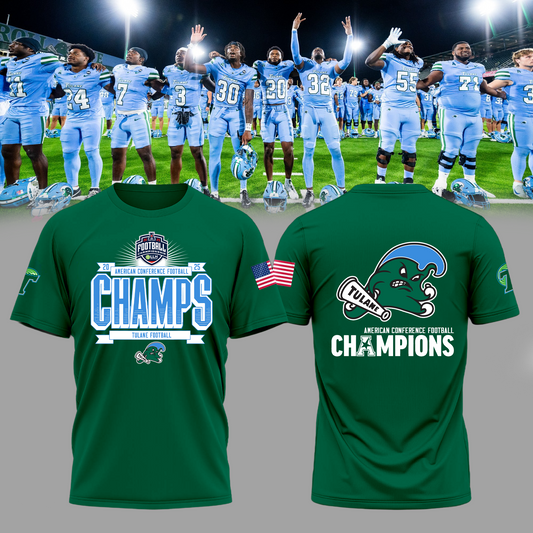 Tulane Green Wave T-Shirt - Football We are Champions | ZL61 Moonbestprint