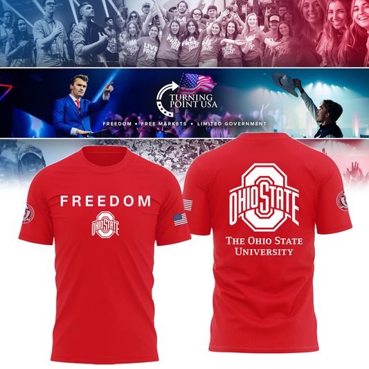 Limited Edition Ohio State Buckeyes x Turning Point USA T-Shirt Moonbestprint