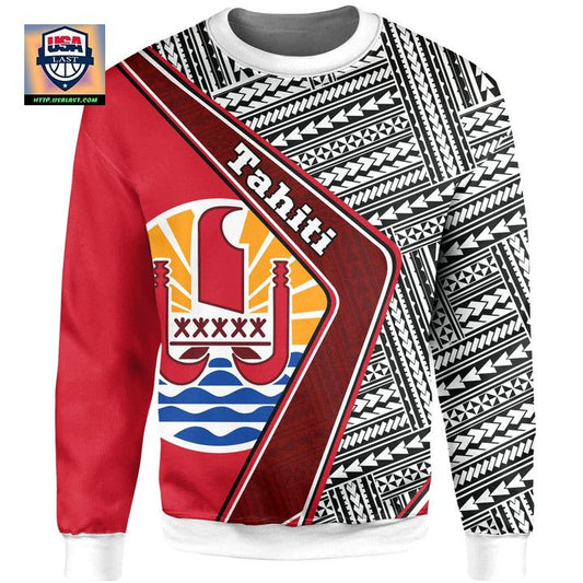 Tahiti Sweater ? Polynesian Coat Of Arms A224 ? Usalast