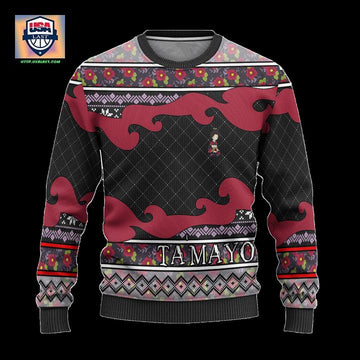 Tamayo Anime Ugly Christmas Sweater Demon Slayer Chibi Xmas Gift ? Usalast