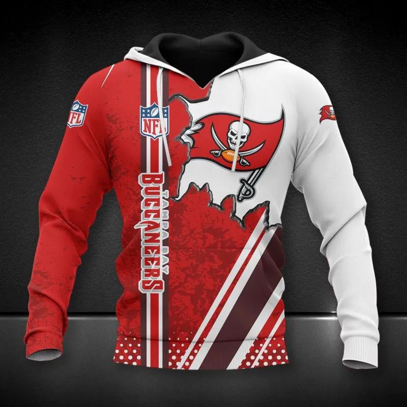 Tampa Bay Buccaneers All Over Print NFL 3D All Over Print Hoodie -Moonbestprint