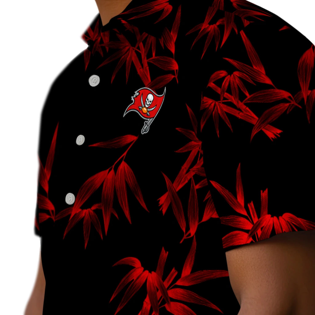 Tampa Bay Buccaneers Hawaiian Shirt - Bamboo Branches | Moonbestprint