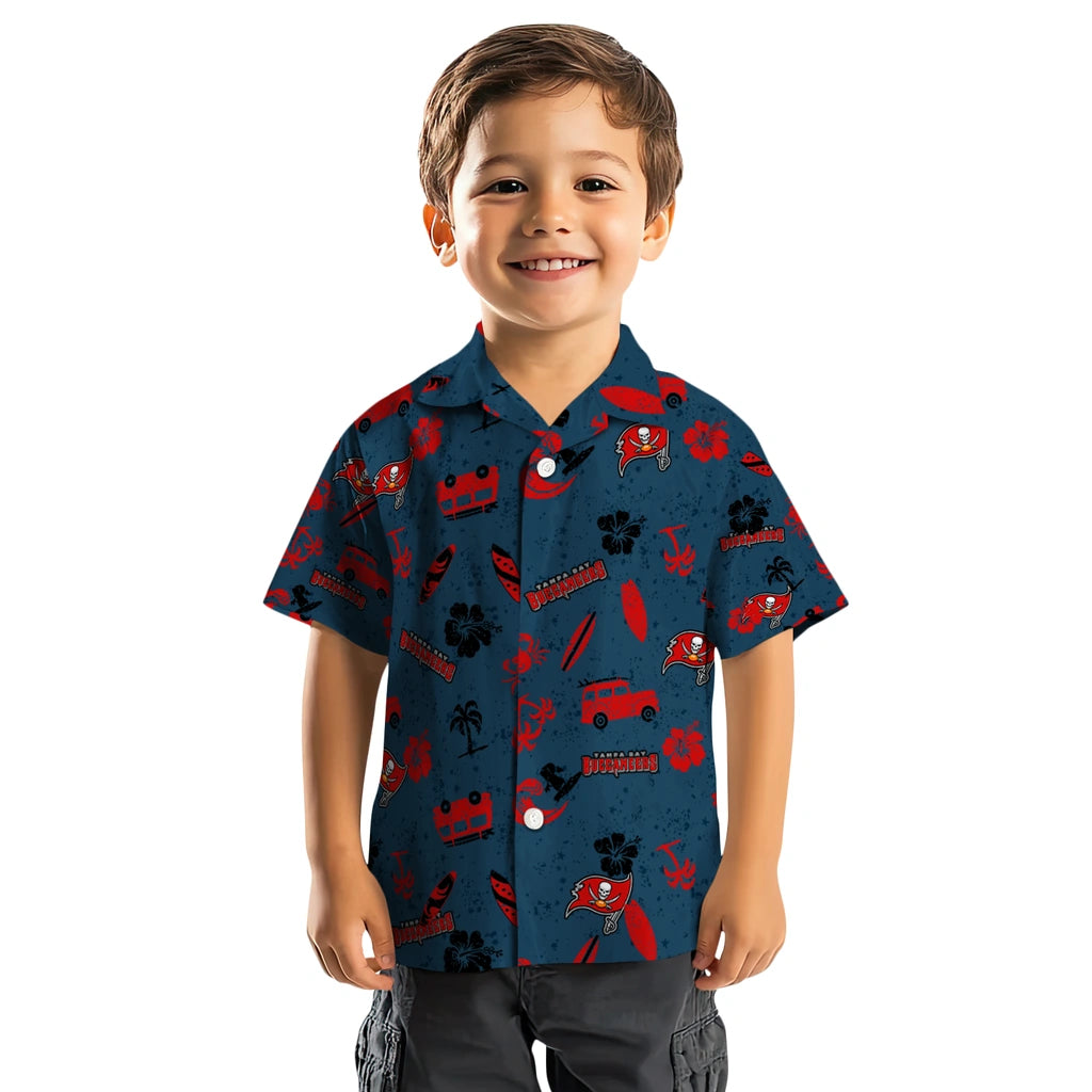 Tampa Bay Buccaneers Hawaiian Shirt - Beach Vibe | Moonbestprint