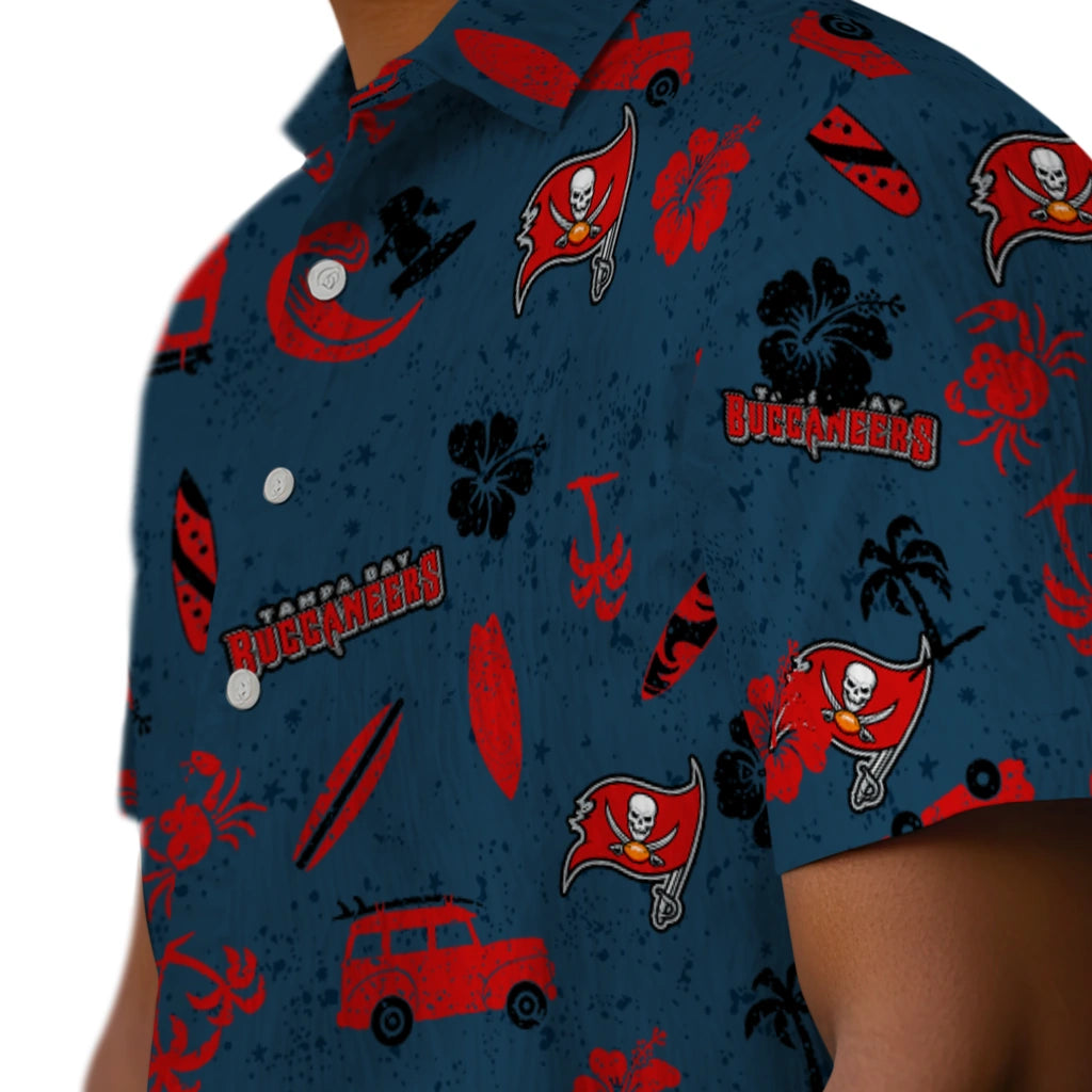 Tampa Bay Buccaneers Hawaiian Shirt - Beach Vibe | Moonbestprint