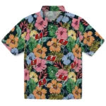 Tampa Bay Buccaneers Hawaiian Shirt - Brilliant Hibiscus Garden | Moonbestprint