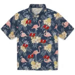 Tampa Bay Buccaneers Hawaiian Shirt - Flamingo Hibiscus | Moonbestprint