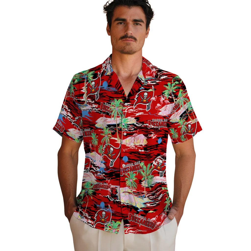 Tampa Bay Buccaneers Flamingo Retreat 2026 Hawaiian Shirt – Moonbestprint