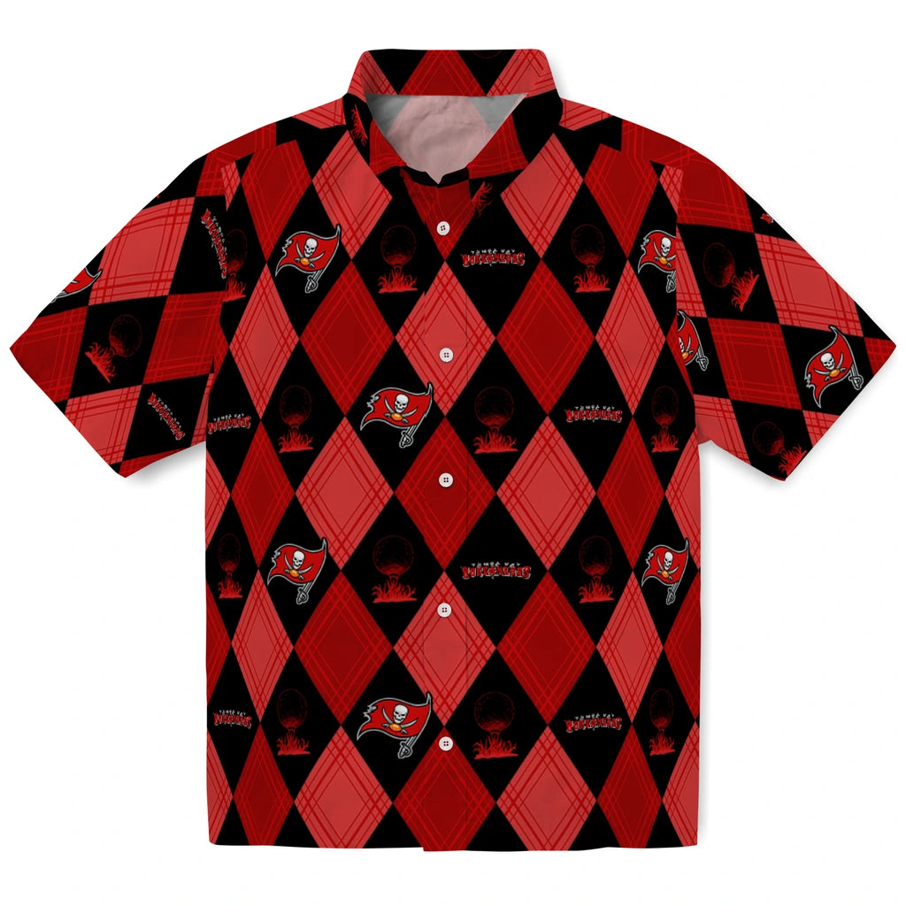 Tampa Bay Buccaneers Hawaiian Shirt - Golfing Plaid | Moonbestprint