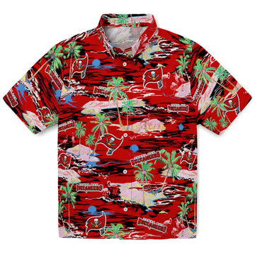 Tampa Bay Buccaneers Hawaiian Shirt - Hawaii Island | Moonbestprint