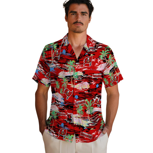 Tampa Bay Buccaneers Hawaiian Shirt - Hawaii Island | Moonbestprint