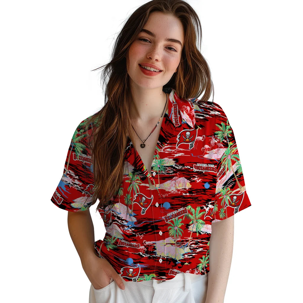 Tampa Bay Buccaneers Hawaiian Shirt - Hawaii Island | Moonbestprint