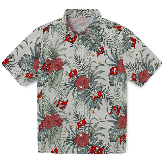 Tampa Bay Buccaneers Hawaiian Shirt - Hibiscus Designs | Moonbestprint