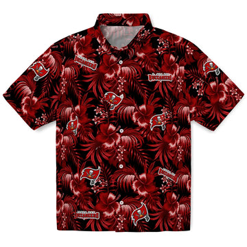 Tampa Bay Buccaneers Hawaiian Shirt - Hibiscus Exotic | Moonbestprint