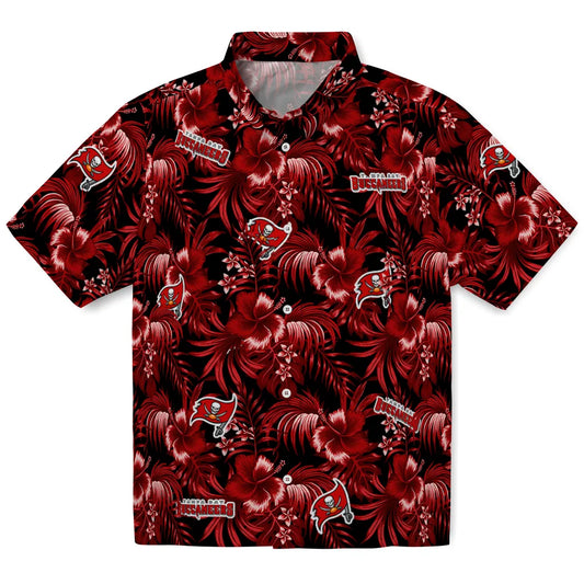 Tampa Bay Buccaneers Hawaiian Shirt - Hibiscus Exotic | Moonbestprint