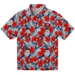 Tampa Bay Buccaneers Hawaiian Shirt - Hibiscus Fiesta | Moonbestprint