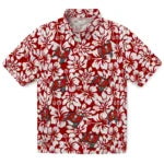 Tampa Bay Buccaneers Hawaiian Shirt - Hibiscus Motif | Moonbestprint