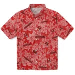 Tampa Bay Buccaneers Hawaiian Shirt - Hibiscus Oasis | Moonbestprint