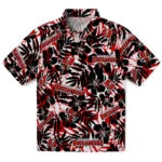 Tampa Bay Buccaneers Hawaiian Shirt - Hibiscus Overlay | Moonbestprint