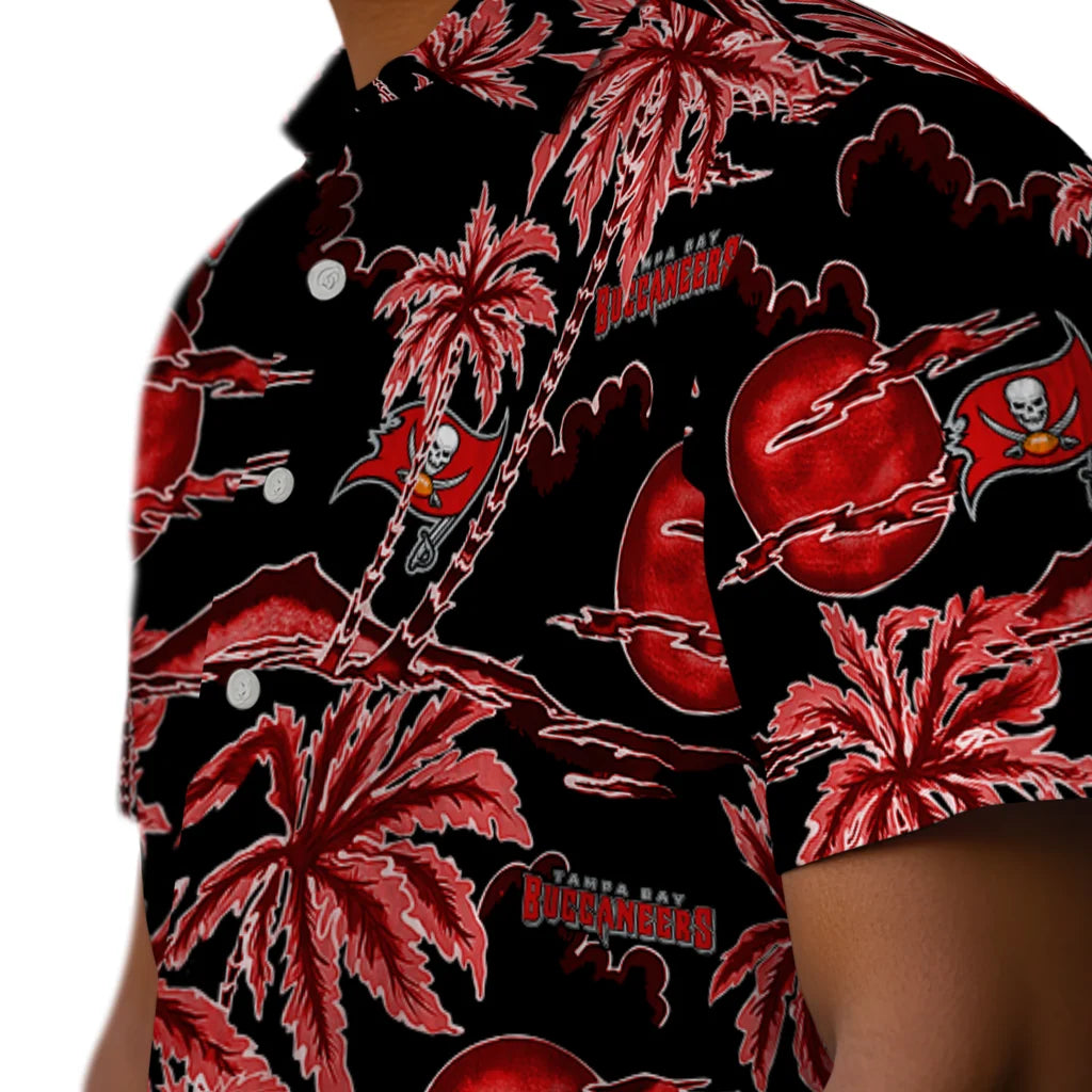 Tampa Bay Buccaneers Hawaiian Shirt - Palm Sunset | Moonbestprint
