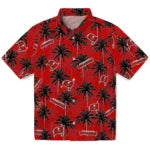 Tampa Bay Buccaneers Hawaiian Shirt - Palm Tree Motif | Moonbestprint