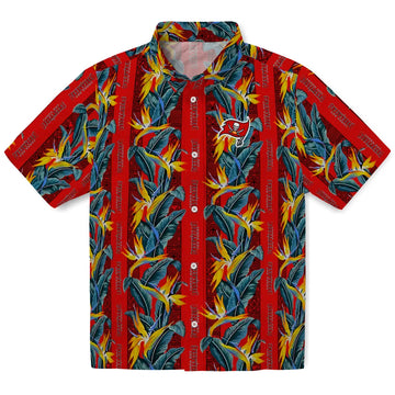 Tampa Bay Buccaneers Hawaiian Shirt - Paradise Vines | Moonbestprint