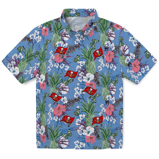 Tampa Bay Buccaneers Hawaiian Shirt - Pineapple Bouquet | Moonbestprint