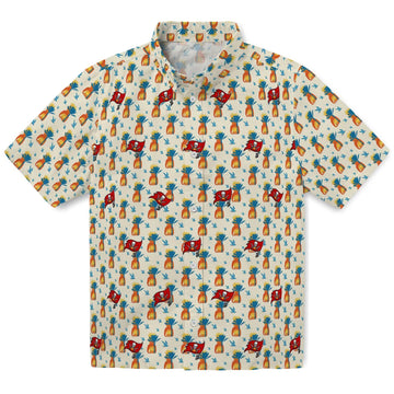 Tampa Bay Buccaneers Hawaiian Shirt - Pineapple Delight | Moonbestprint