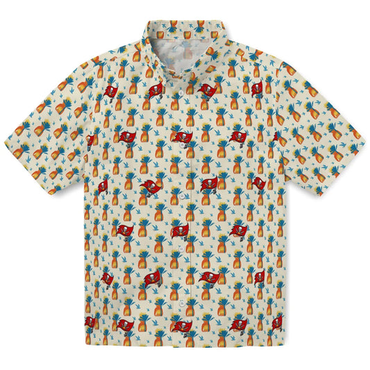 Tampa Bay Buccaneers Hawaiian Shirt - Pineapple Delight | Moonbestprint