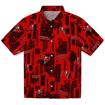 Tampa Bay Buccaneers Hawaiian Shirt - Turtle Lines | Moonbestprint
