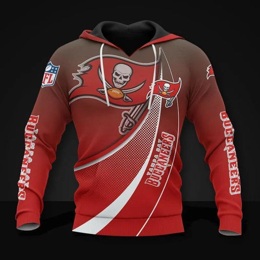 Tampa Bay Buccaneers NFL3D All Over Print Hoodie -Moonbestprint
