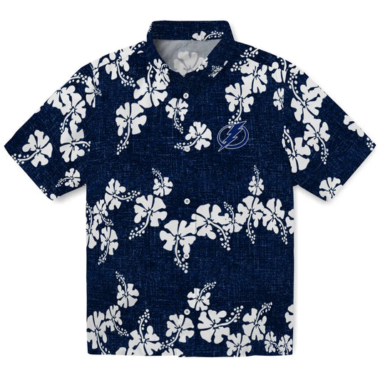 Tampa Bay Lightning Hawaiian Shirt - 50th State Flower | Moonbestprint