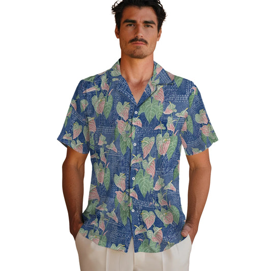 Tampa Bay Lightning Hawaiian Shirt - Anthurium Overlay | Moonbestprint
