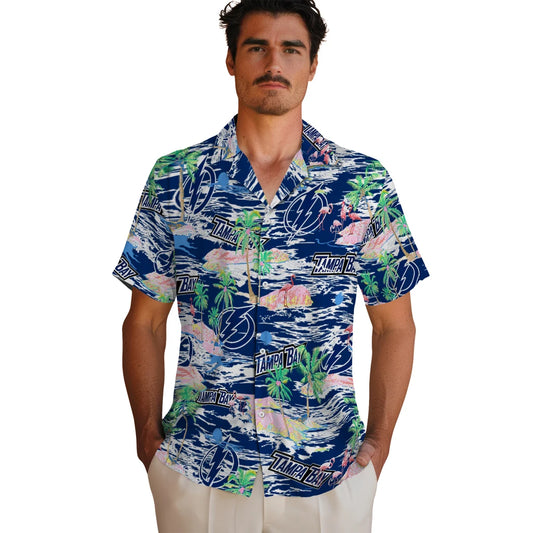 Tampa Bay Lightning Flamingo Retreat 2026 Hawaiian Shirt – Moonbestprint
