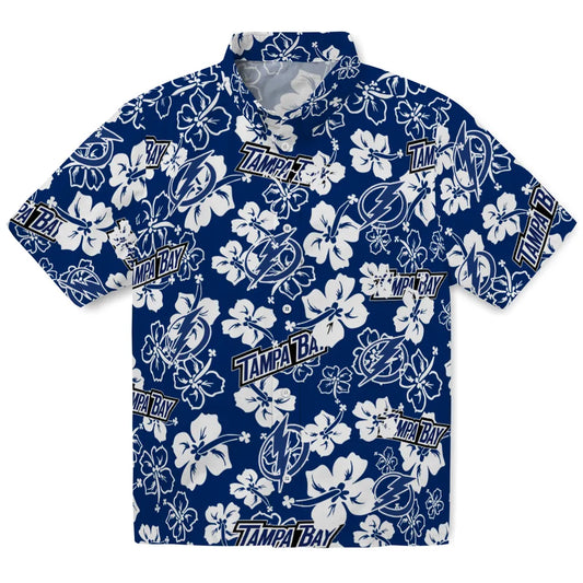 Tampa Bay Lightning Hibiscus Bloom Hawaiian Shirt – Moonbestprint