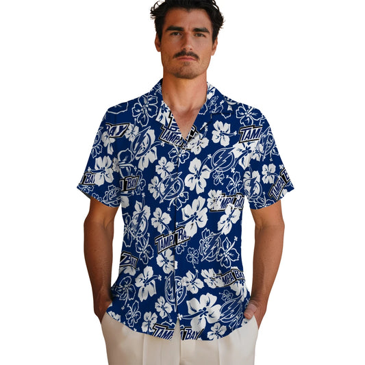 Tampa Bay Lightning Hibiscus Bloom Hawaiian Shirt – Moonbestprint