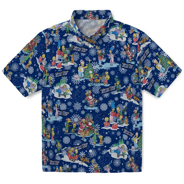 Tampa Bay Lightning Hawaiian Shirt - Simpsons Christmas | Moonbestprint