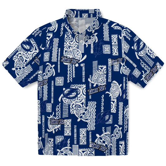 Tampa Bay Lightning Hawaiian Shirt - Turtle Lines | Moonbestprint